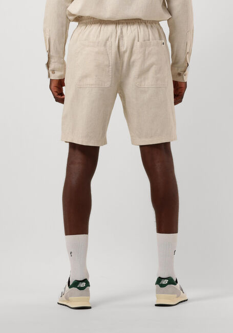 ANERKJENDT Pantalon courte AKJAMES LINEN ELAST en beige - large