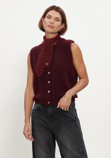 STUDIO ANNELOES Spencer Bibi sls cardigan Bordeaux - large