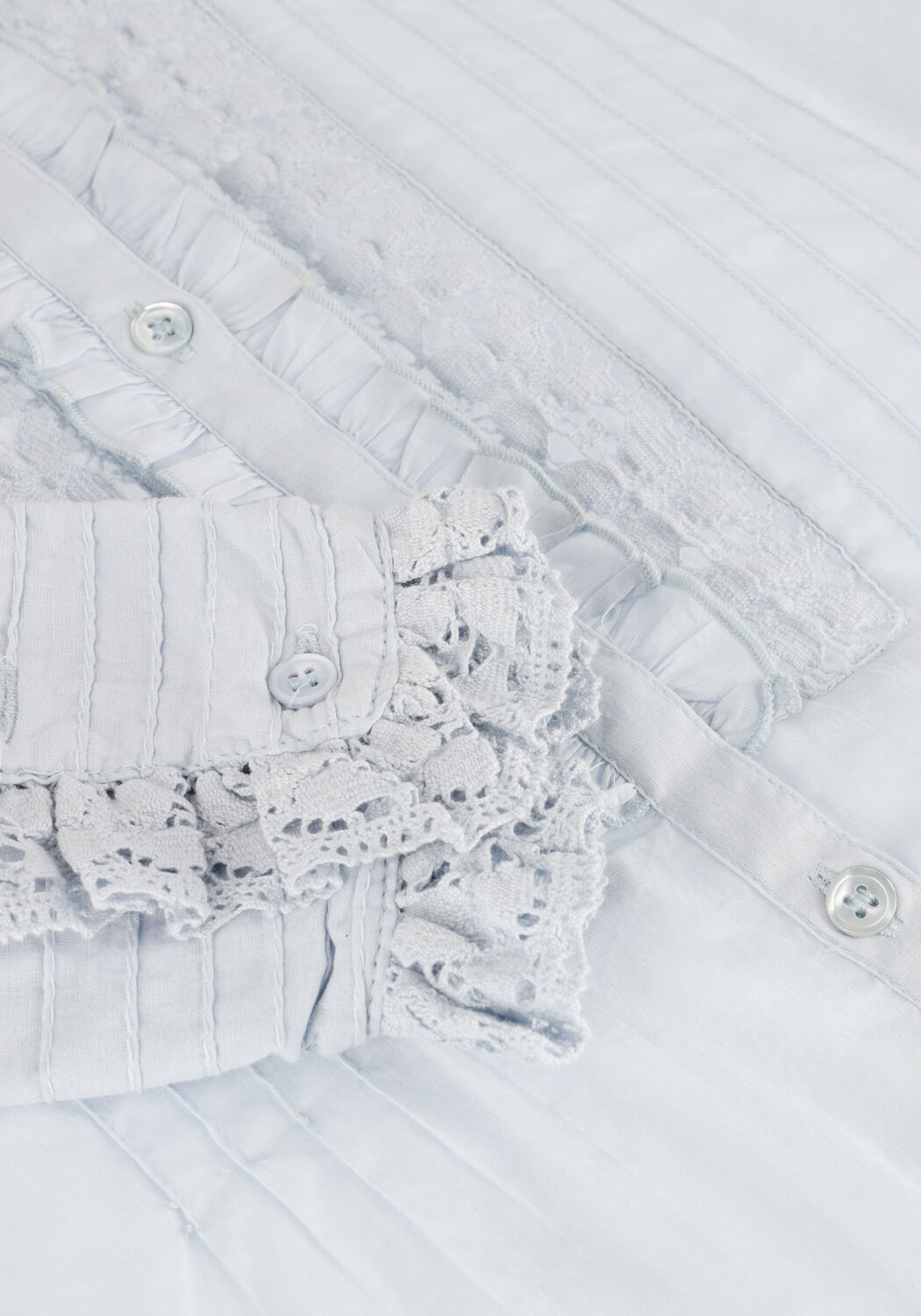 Lichtblauwe ANTIK BATIK  LENA BLOUSE - large