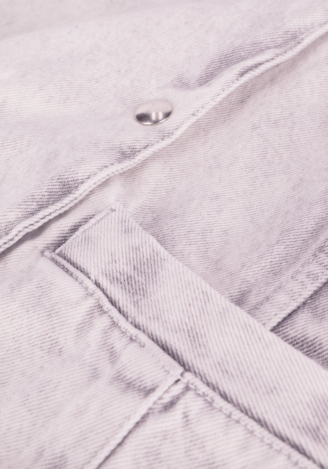 IRO Veste en jean ANDIOL Gris clair - large