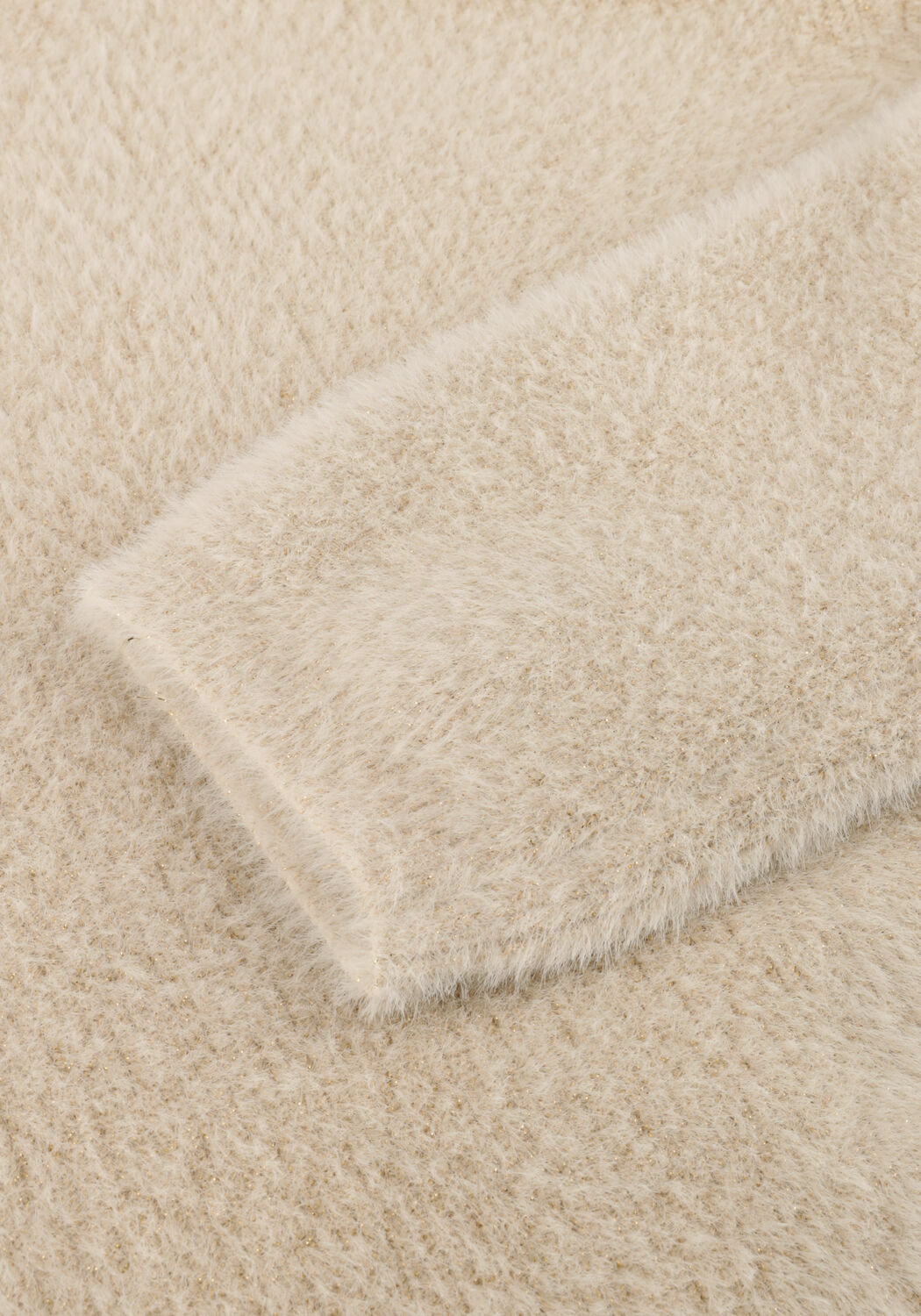 Ecru SIMPLE Trui KNIT-FEATHER-MET-25-3 - large