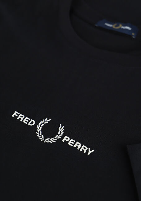 FRED PERRY T-shirt EMBROIDERED T-SHIRT en noir - large