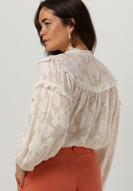 SUMMUM BLOUSE VISCOSE JACQUARD Blouses en blanc - large