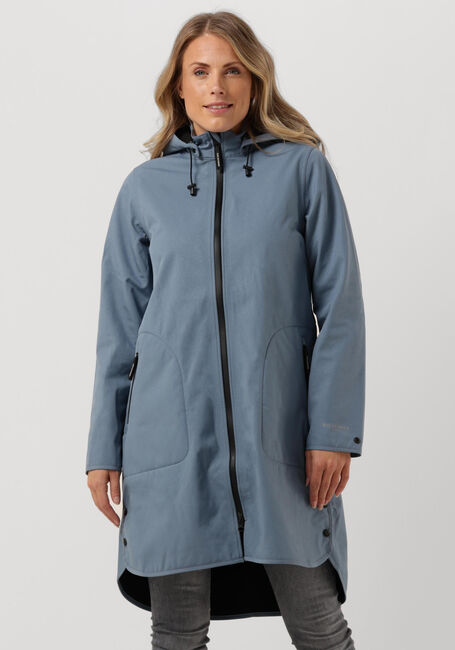Blauwe ILSE JACOBSEN Gewatteerde jas RAIN 37 RAINCOAT - large