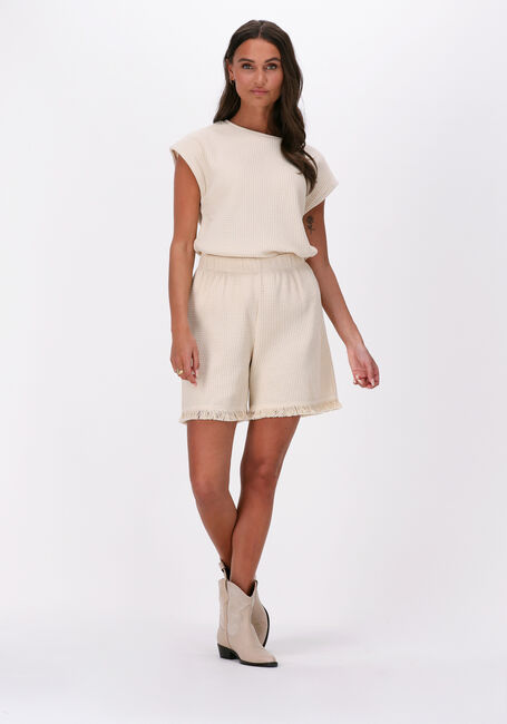 OBJECT Pantalon courte KELLY HW SHORTS en beige - large