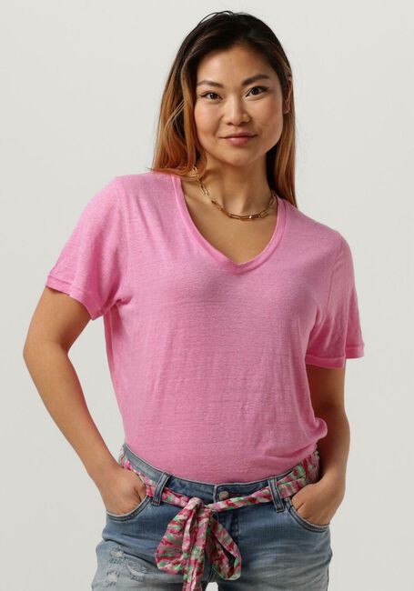 CIRCLE OF TRUST T-shirt MILA TEE en rose - large