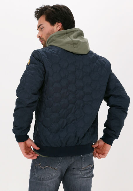 PME LEGEND Veste matelassé BOMBER JACKET RAIDER II TAFFETAR Bleu foncé - large