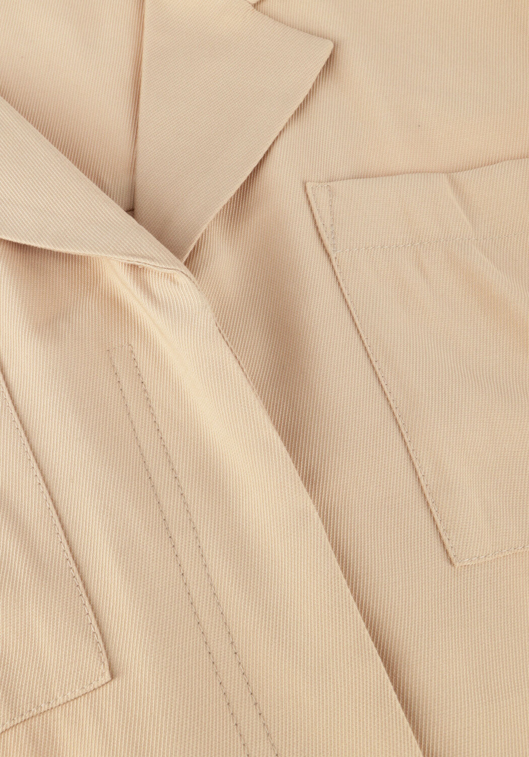 Beige MSCH COPENHAGEN Midi jurk MSCHIMILA SELIA SS DRESS - large