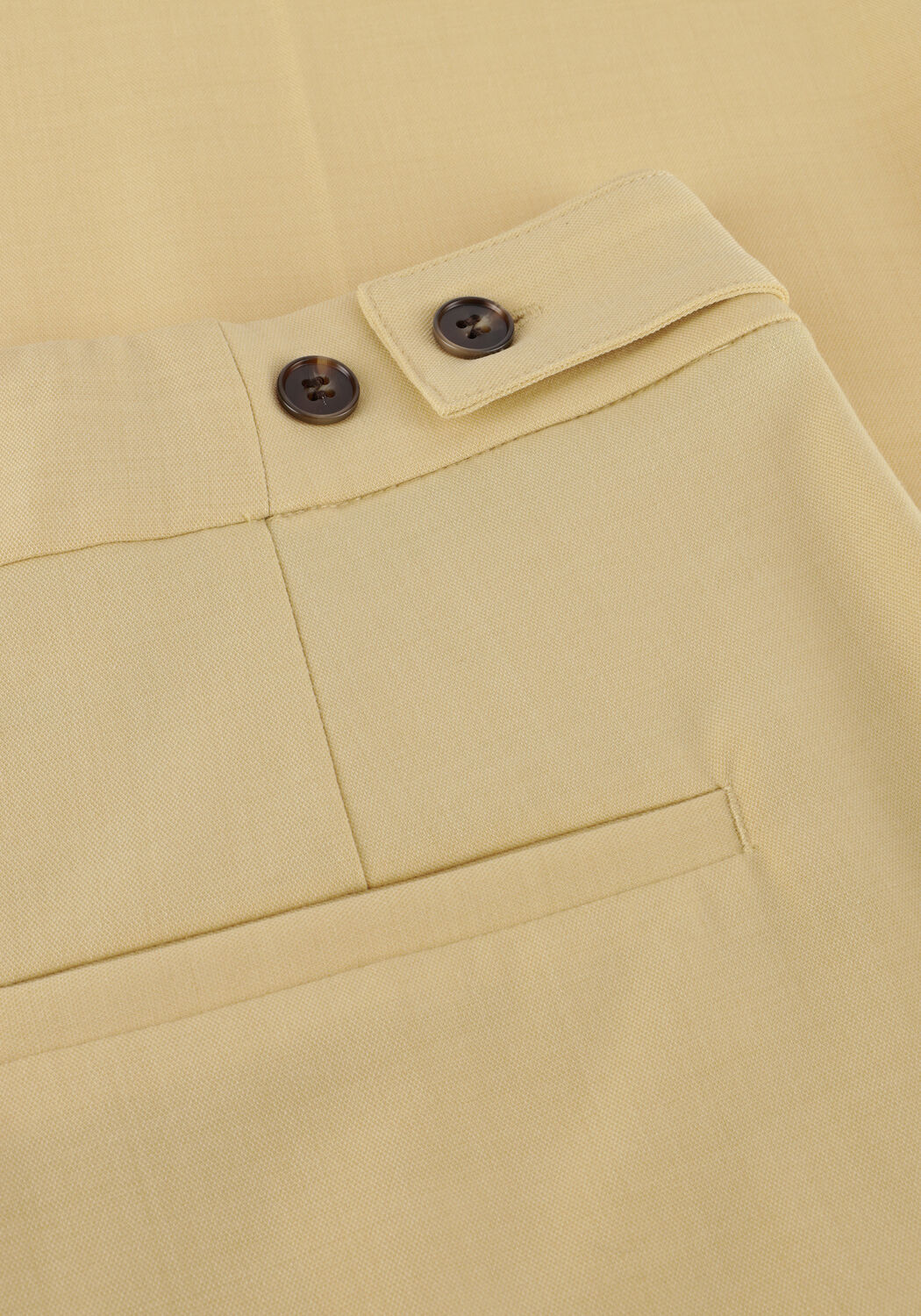 CO'COUTURE NILANCC PLEAT LLPANT Pantalons en jaune - large