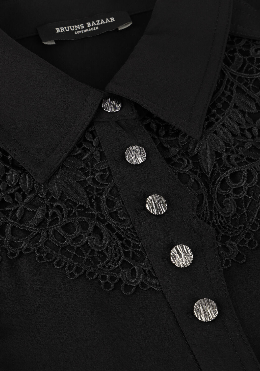 BRUUNS BAZAAR Mini robe VIENA DRESS en noir - large