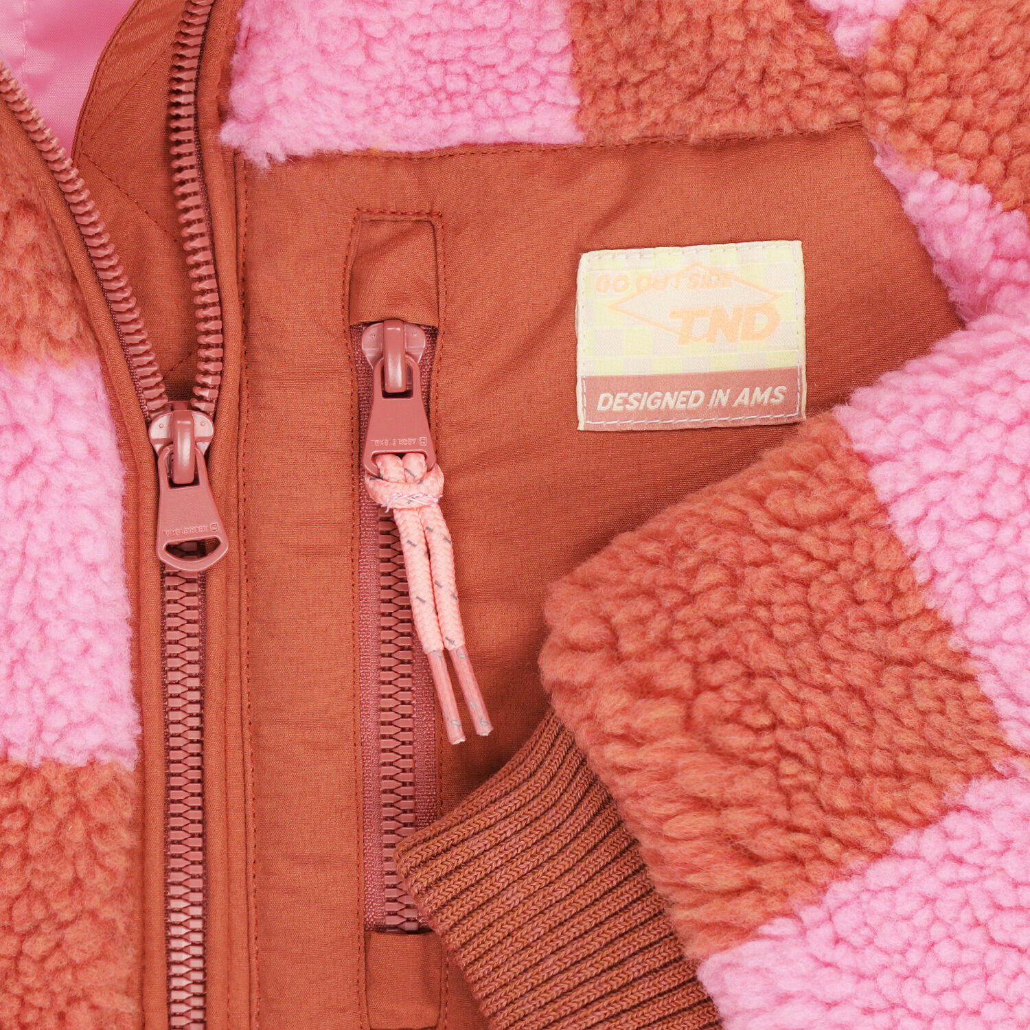 TUMBLE 'N DRY Manteau Teddy ALICE en rose - large
