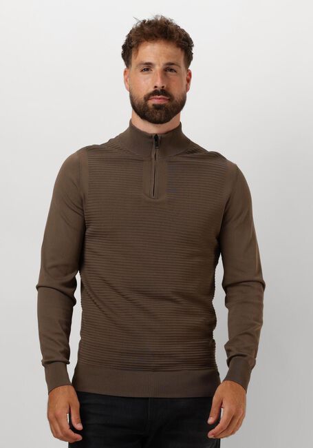 GENTI Pull K1146-3260 en marron - large