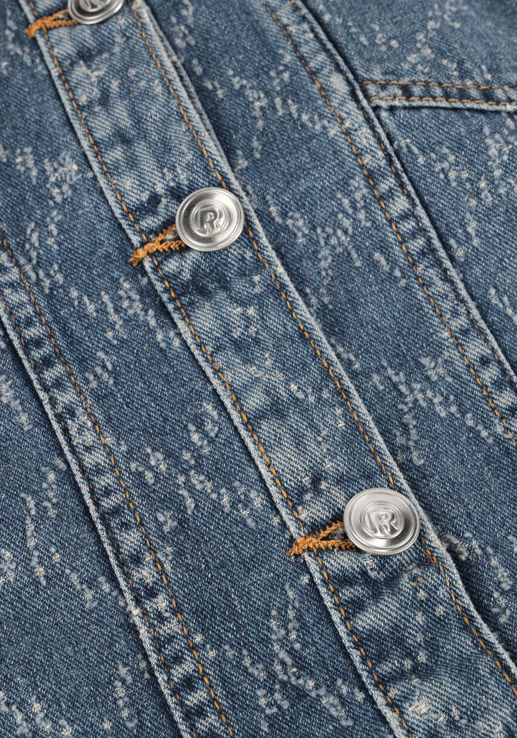 RAIZZED Veste en jean TULA LASER Bleu clair - large