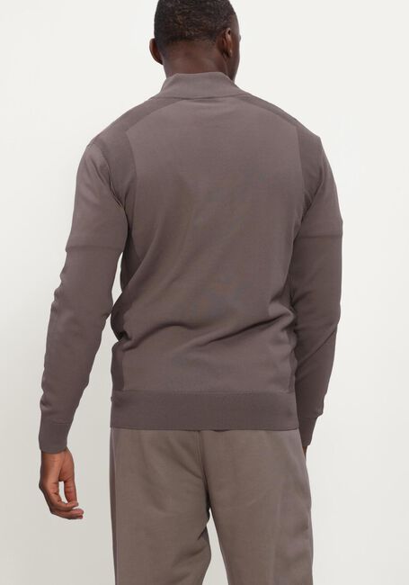 GENTI TURTLE ZIP LS Pulls & Gilets en taupe - large