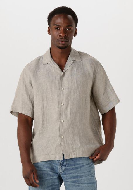SELECTED HOMME Chemise décontracté SLHREGKYLIAN SS SHIRT RESORT Sable - large