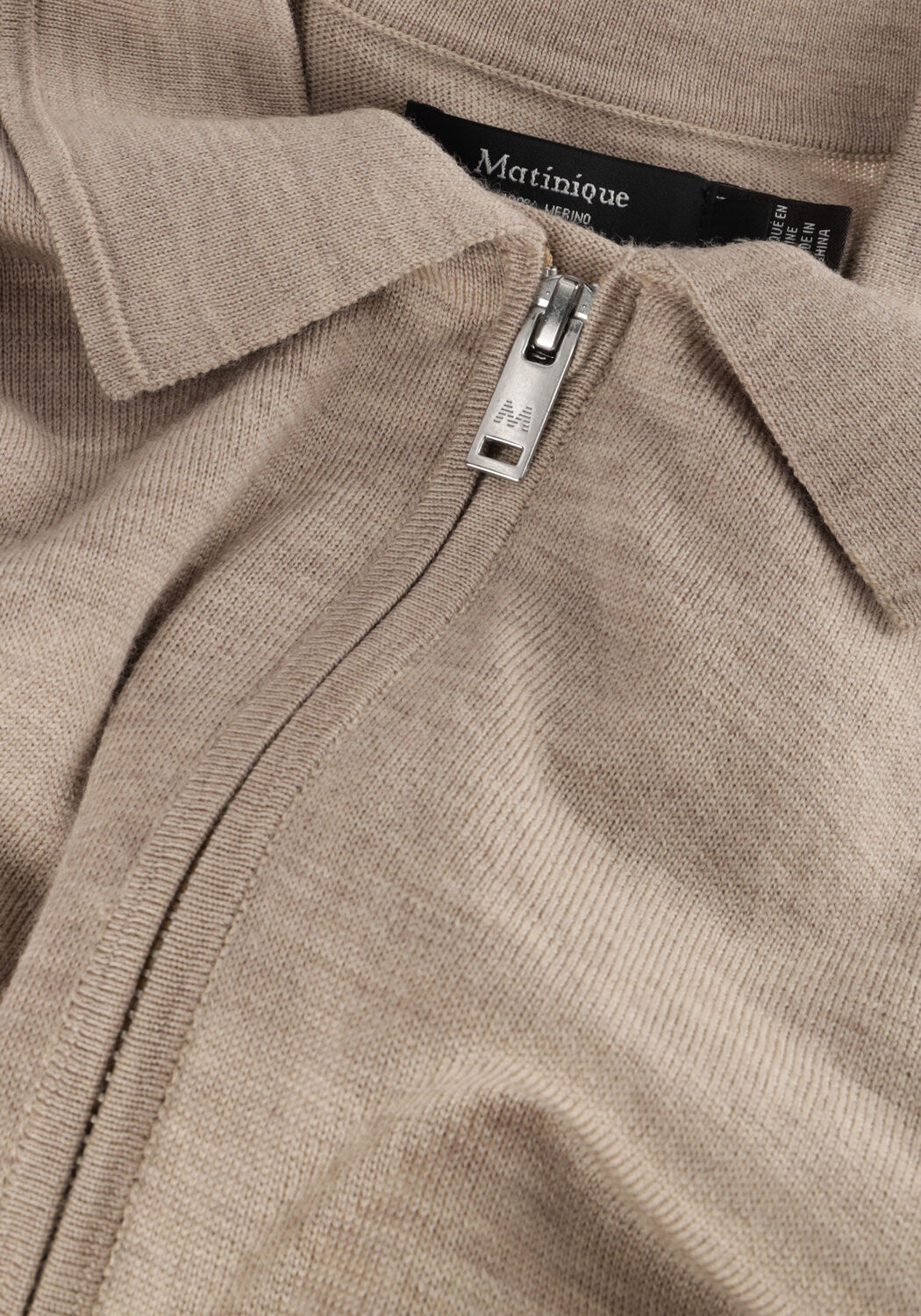 Beige MATINIQUE Polo MAPOLO KNIT - large