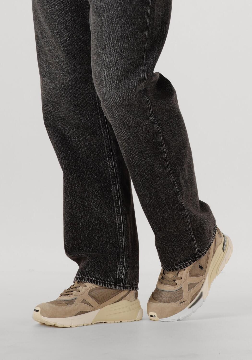 POLO RALPH LAUREN Baskets basses TRACKSTR 275 LOW TOP LACE en beige - large