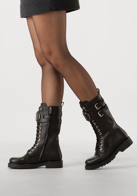 TWINSET MILANO Bottines à lacets 242TCP084 en noir - large