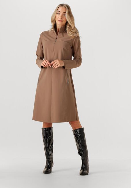 JAPAN TKY Robe midi TAMO en marron - large