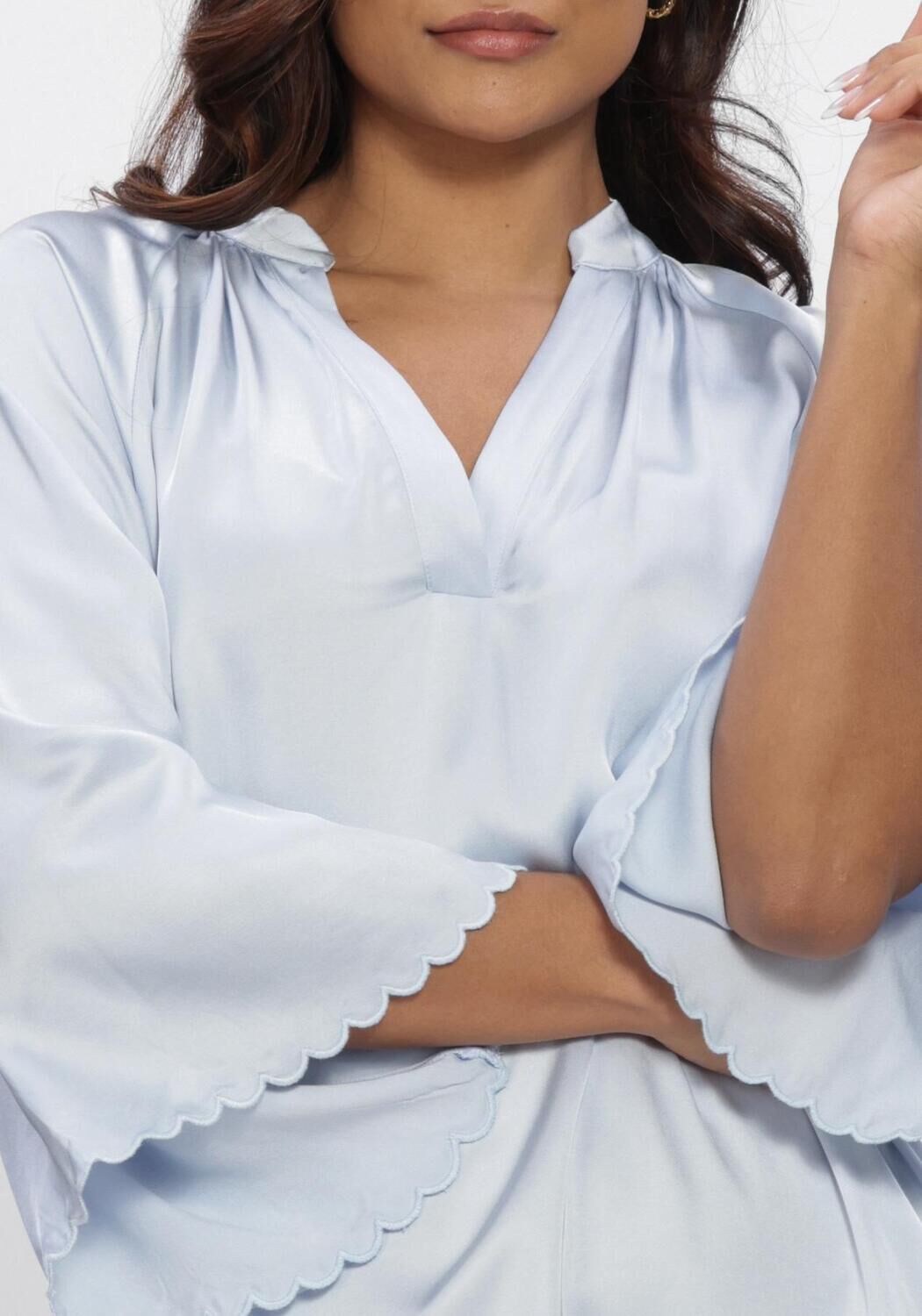 BRUUNS BAZAAR Mini robe WECKIABBWENDISA DRESS en bleu - large