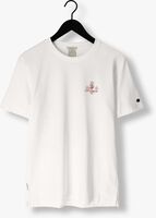 Gebroken wit CAST IRON T-shirt SHORT SLEEVE R-NECK REGULAR FIT COTTON