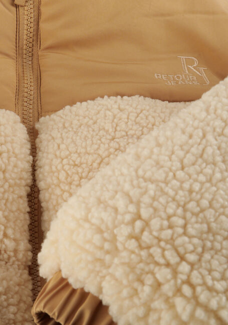 RETOUR Manteau Teddy CHLOE Crème - large