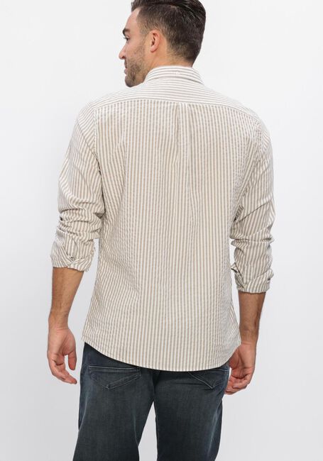 BARBOUR Chemise d&eacute;contract&eacute; CRESSWELL SEERSUCKER en beige - large