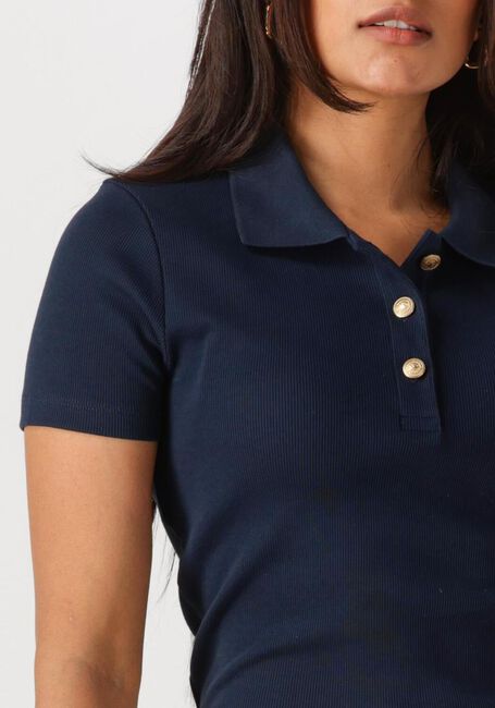 TOMMY HILFIGER T-shirt SLIM GOLD BUTTON POLO SS Bleu foncé - large