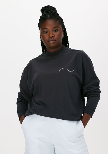 Zwarte CATWALK JUNKIE T-shirt LS THE WAVE - large