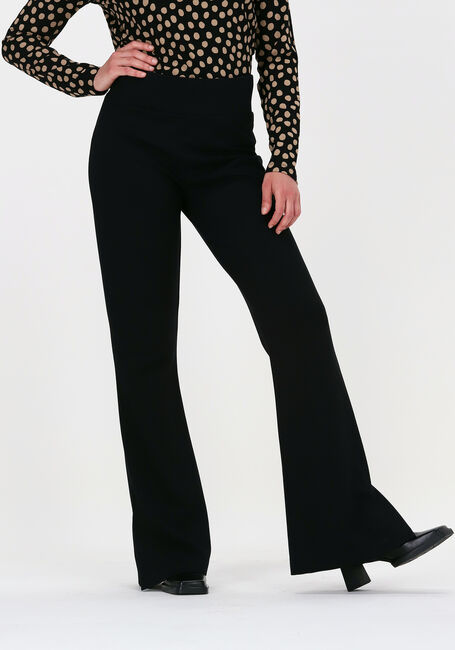 JANSEN AMSTERDAM Pantalon évasé PANTS FLARE en noir - large