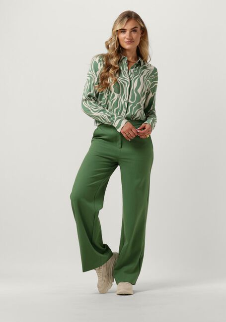 Groene ANOTHER LABEL  DREISER SWIRL SHIRT - large
