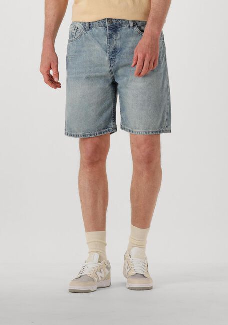 PURE PATH Pantalon courts THE OWEN REGULAR FIT DENIM SHORTS en bleu - large