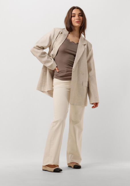 Bruine ROSEMUNDE Top SILK TOP W/ LACE Bruine ROSEMUNDE Top SILK TOP W/ LACE - large