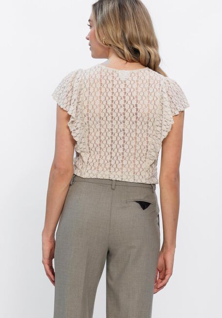 DANTE6 Haut VIEV LACE VOLANT TOP en beige - large