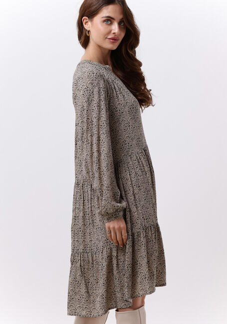 BY-BAR Robe midi NOMI PEACOCK DRESS Kaki - large