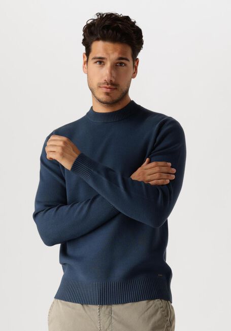 DSTREZZED Pull FELL MOCK NECK en bleu - large