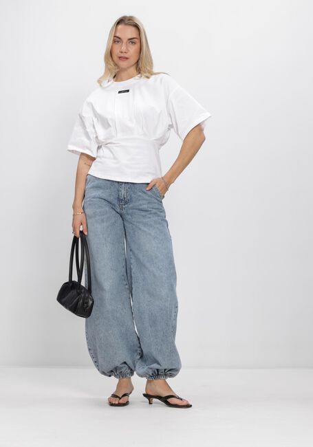 HAUTE L'AMITI&Eacute; ROMIE PLEAT TEE Hauts & T-shirts en blanc - large