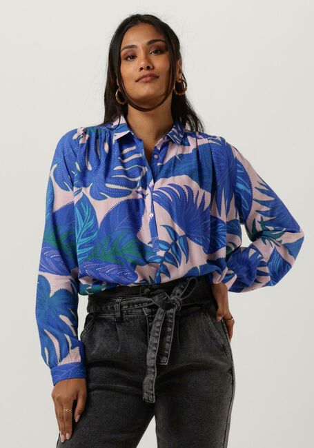 Blauwe LOLLYS LAUNDRY  LARI SHIRT - large