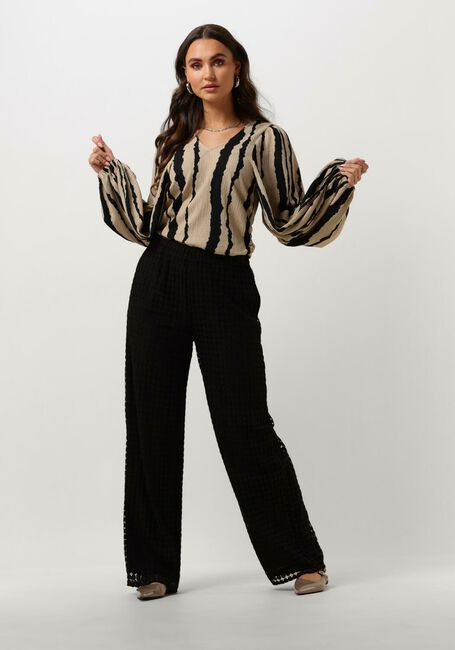 MODSTRÖM HARLANDMD PRINT TOP Blouses en beige - large