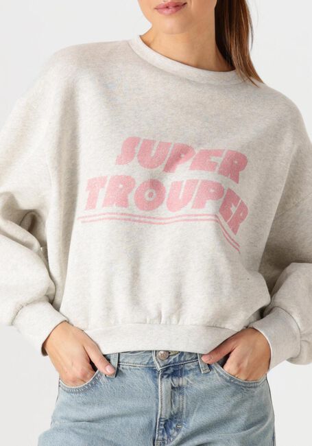 BY-BAR Chandail BIBI TROUPER SWEATER Gris clair - large