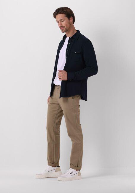 PROFUOMO Chemise d&eacute;contract&eacute; OVERSHIRT WESTER Bleu fonc&eacute; - large