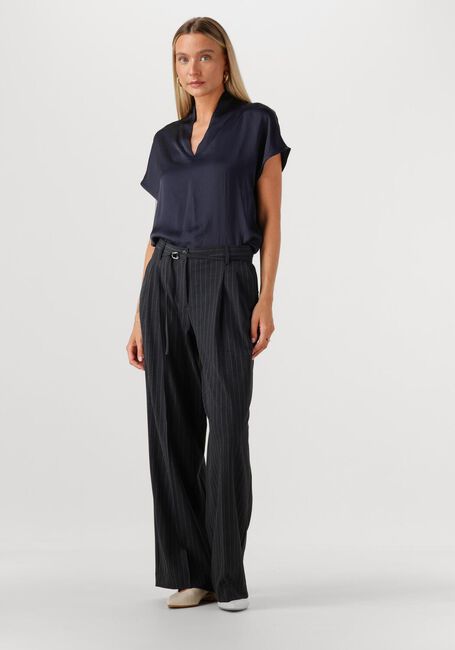 Blauwe SUMMUM Pantalon TROUSERS WIDE PINSTRIPE - large