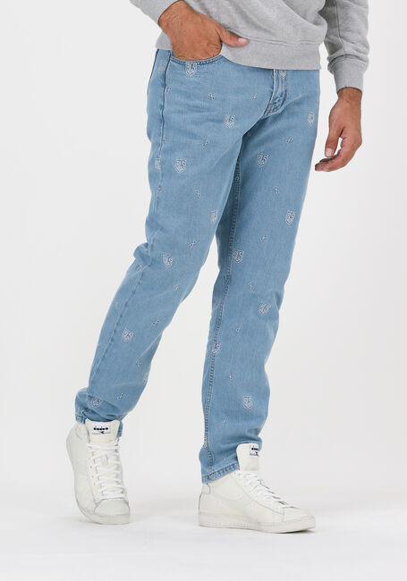 Blauwe BLS HAFNIA Straight leg jeans NEW ALL OVER JEANS - large