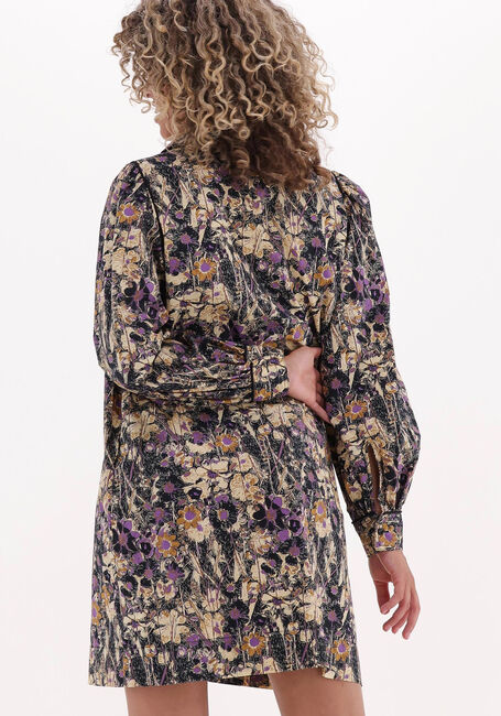 SECOND FEMALE Mini robe BOTANY TUNIC DRESS en noir - large