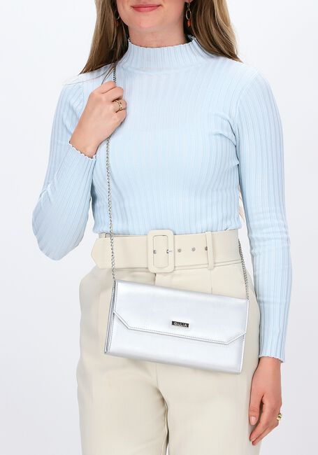 Zilveren GIULIA Clutch G.HANDBAG Zilveren GIULIA Clutch G.HANDBAG - large