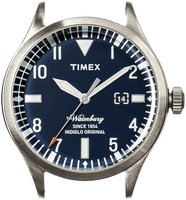 Zilveren TIMEX Horloge WATERBURY DATE - medium