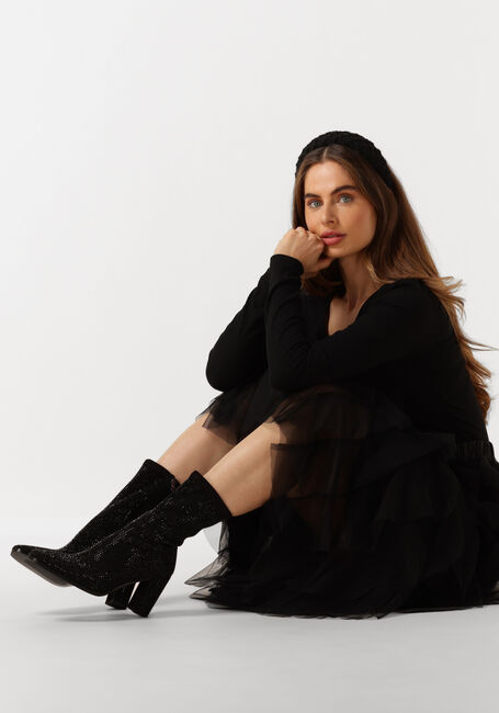 SUMMUM Jupe maxi SKIRT MESH en noir - large