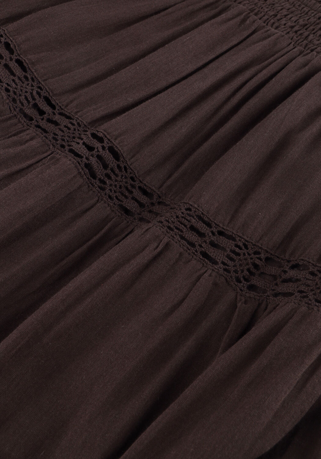 NEO NOIR Jupe midi FELICIA S VOILE SKIRT en marron - large