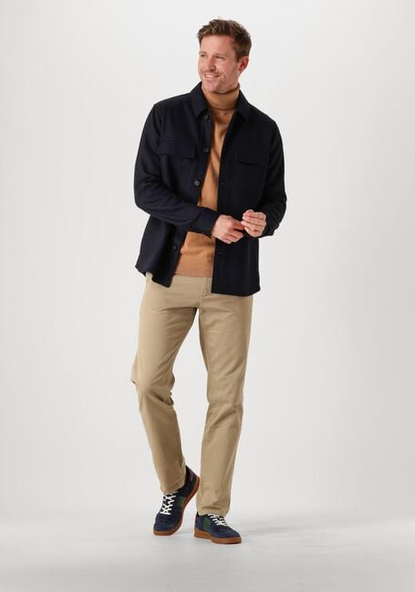 TOMMY HILFIGER Col roulé PIMA ORG CTN CASHMERE ROLL NECK en camel - large
