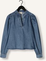 Blauwe NEO NOIR  ROSSLYN DENIM BLOUSE Blauwe NEO NOIR  ROSSLYN DENIM BLOUSE - medium